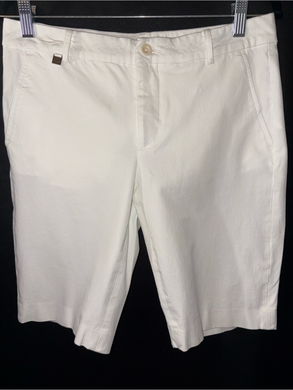 Lauren Ralph Lauren City Shorts Size 4 White Preppy Classic EUC Resort Wear